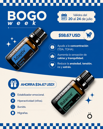 2x1 BOGO 2: Adaptiv 15ml + Balance 15ml