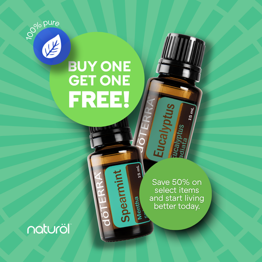 2x1 BOGO 4: Hierbabuena 15ml + Eucalipto 15ml