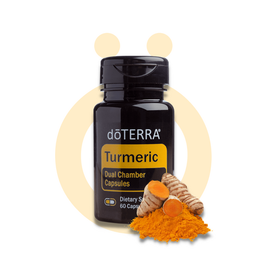 Cúrcuma Cápsulas Doble Compartimiento (Turmeric Dual Chamber Capsules)